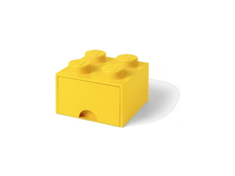 LEGO úložný box s šuplíkem 250x250x180mm - bílý