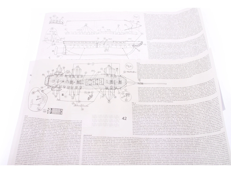 MINI MAMOLI U.S.S. Constitution 1:330 kit