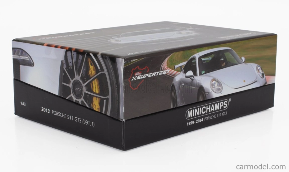 Minichamps Porsche 911 991 Gt3 Coupe 2012 1:43 Silver