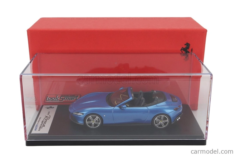 Looksmart Ferrari Roma Spider Open 2020 1:43 Blu Corsa - Modrá Met