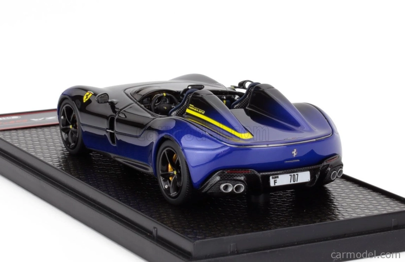 Bbr-models Ferrari Monza Sp2 2018 1:43 Blue Viery - New Black Daytona