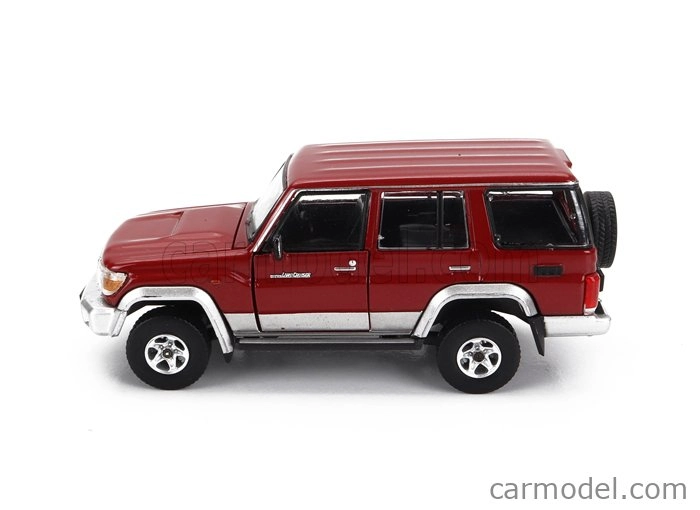 Bm-creations Toyota Land Cruiser Lc76 2014 1:64 Červená Stříbrná