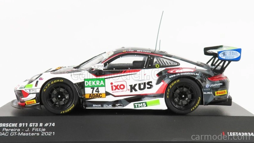 Ixo-models Porsche 911 991 Gt3 R Team Kus 75 Bernhard N 74 1:43