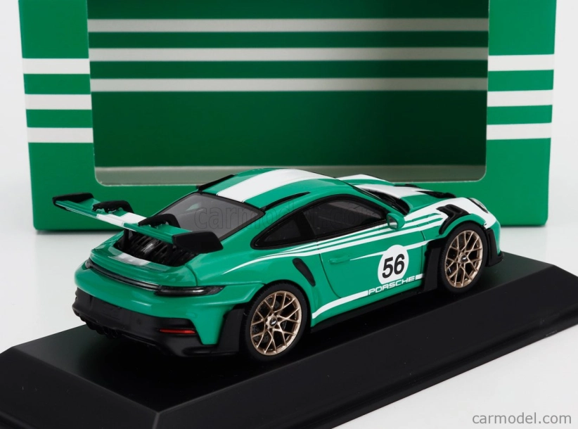 Spark-model Porsche 911 992 Gt3 Rs N 56 Racing Coupe 2023 1:43 Zelená Biela