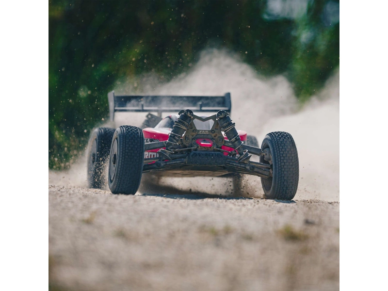 RC auto Arrma Typhon TLR Tuned 1:8 4WD Roller Buggy, růžová/fialová