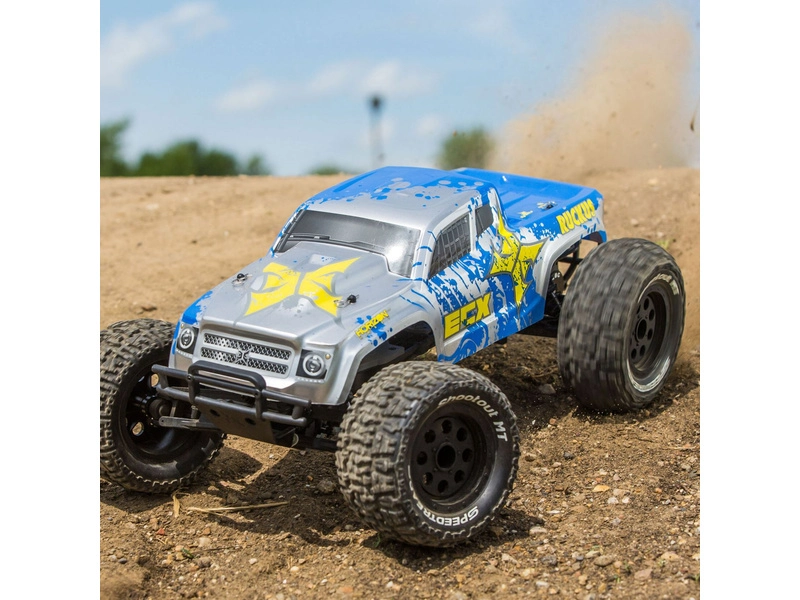 RC auto ECX Ruckus 1:10 RTR, oranžové