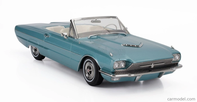 Kk-scale Ford usa Thunderbird Cabriolet Open 1966 1:18 Light Blue