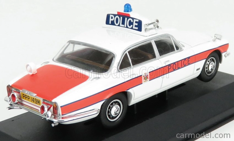 Vanguards Jaguar Xj6 Mkii 4.2l Police 1971 1:43 Bílá Oranžová