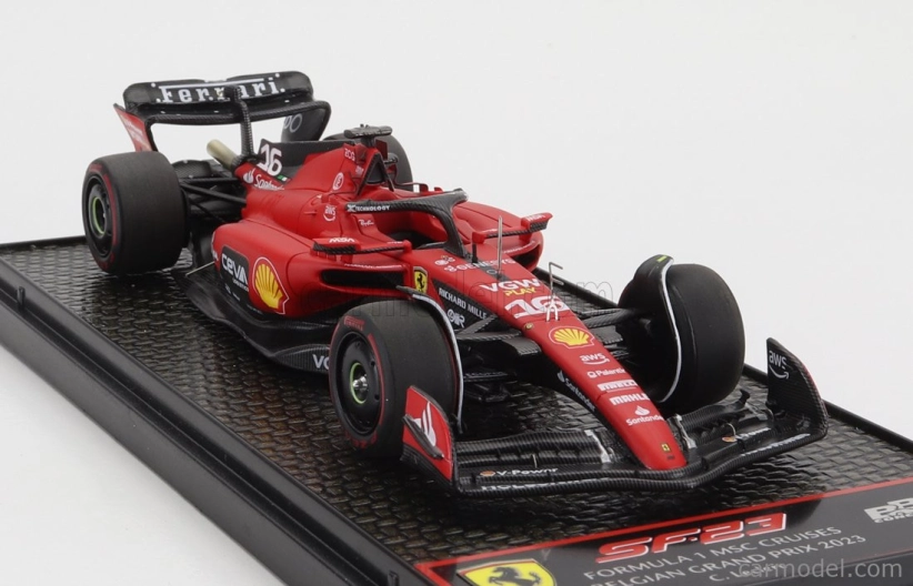 Bbr-models Ferrari F1 Sf-23 Team Scuderia Ferrari N 16 3rd Belgium Gp 2023 Charles Leclerc 1:43 Červená čierna