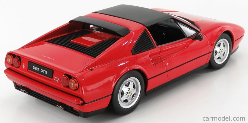 Kk-scale Ferrari 328 Gts Spider With Removable Hard-top 1985 1:18 Red
