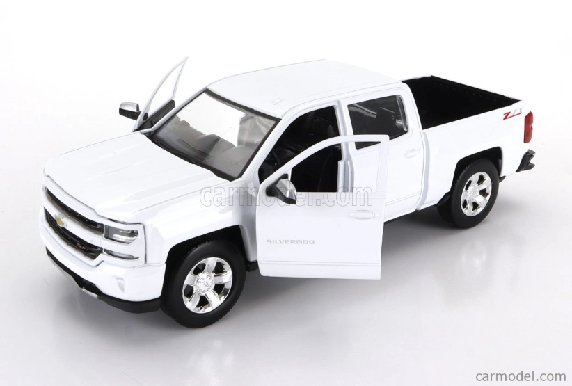Motor-max Chevrolet Silverado 1500 Lt-z71 Crew Cab Pick-up 2017 1:27 Bílá