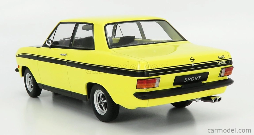 Opel Kadett B Sport 1973 v mierke 1:18 žltá čierna