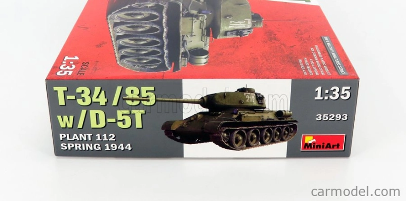 Miniart Kampfpanzer T-34/85 Tank Military Spring 1944 1:35 /