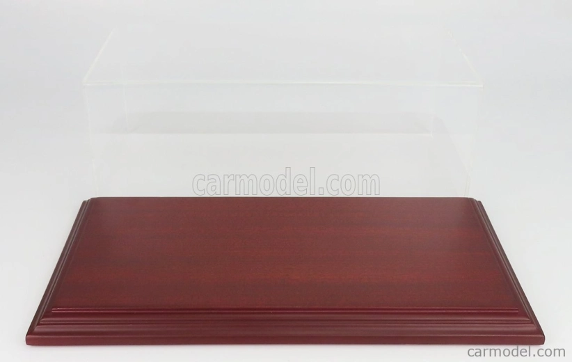 Atlantic Vetrina display box Aichi Base In Legno - Wood Mahogany Base - Lungh.lenght Cm 32.5 X Largh.width Cm 16.5 X Alt.height Cm 12.5 (altezza Interna 12 Cm ) 1:18 Plastový Displej