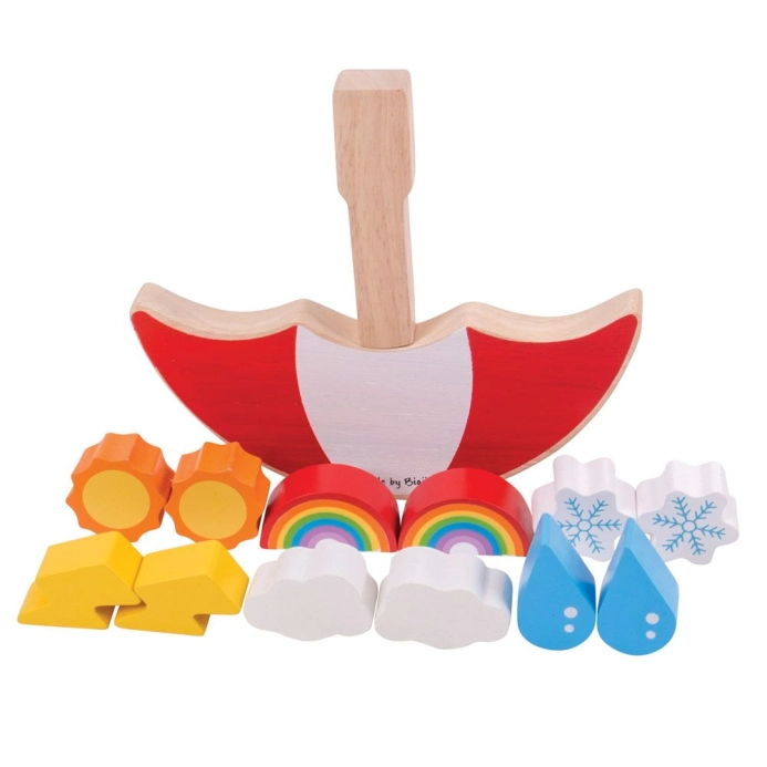 Bigjigs Toys Balančná hra Počasie – poškodený obal