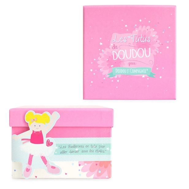 Doudou Julijou Panenka mini baletka "Les Tutus" 23 cm
