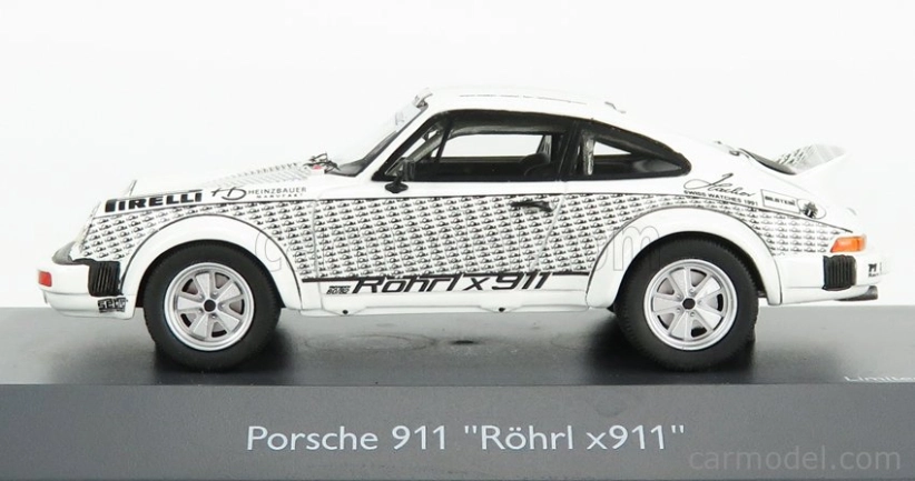 Schuco Porsche 911 Coupe Walter Rohrl 1969 1:43 Bílá Černá
