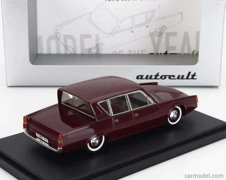 Autocult Tatra 603 X/2 Czech Republic 1966 With Usb Stick Digital Version Book Of The Year Catalogue 2024 1:43 Red