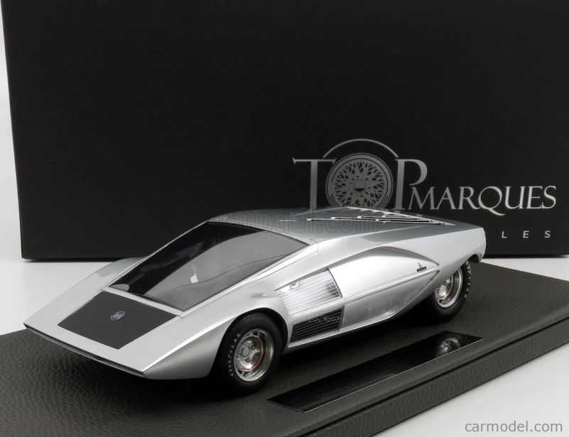Topmarques Lancia Stratos Zero Concept 1970 1:12 Silver