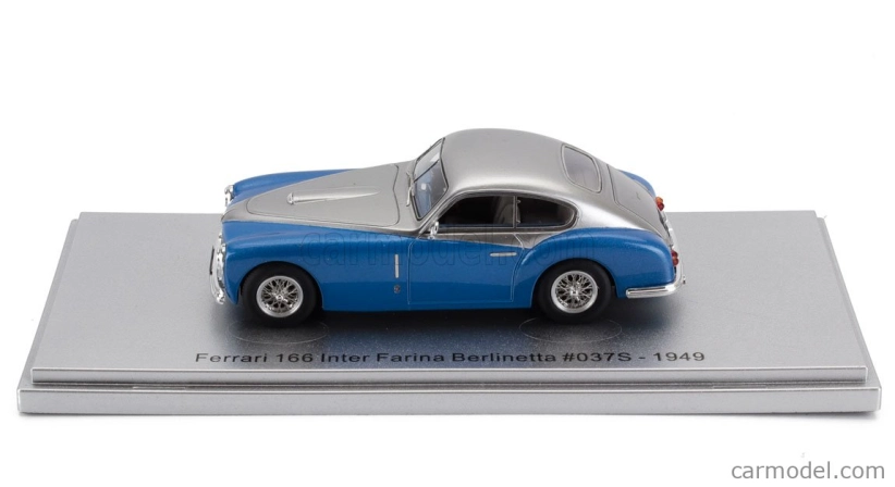 Kess-model Ferrari 166 S/n.037s Inter Farina Berlinetta 1949 1:43 Modrá strieborná
