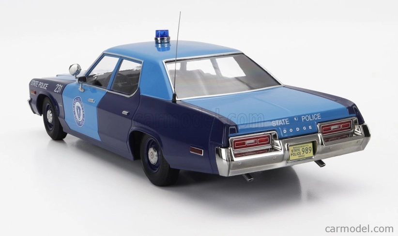 Dodge Monaco Massachusetts State Police 1974 v mierke 1:18 2 Tones Blue