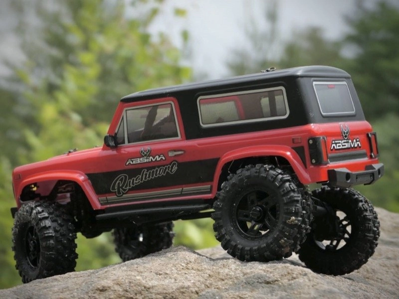Mini Crawler Absima / Hobby Plus CR-18P V3 Brushless Rushmore 1:18 RTR - červený