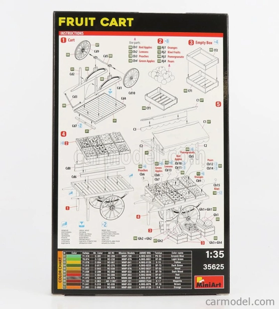 Príslušenstvo Miniart Carretto Frutta - vozík s ovocím 1:35 /