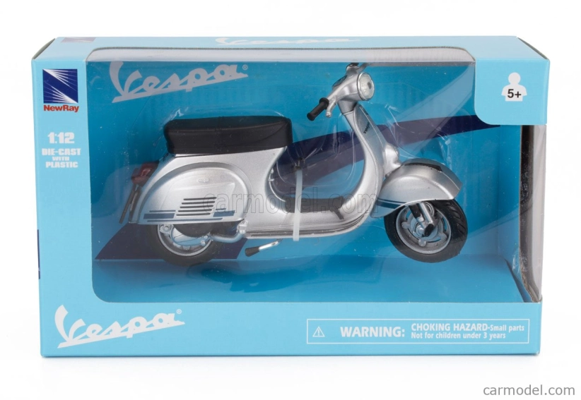 Newray Piaggio Vespa 125 Et3 Primavera 1976 1:12 Silver