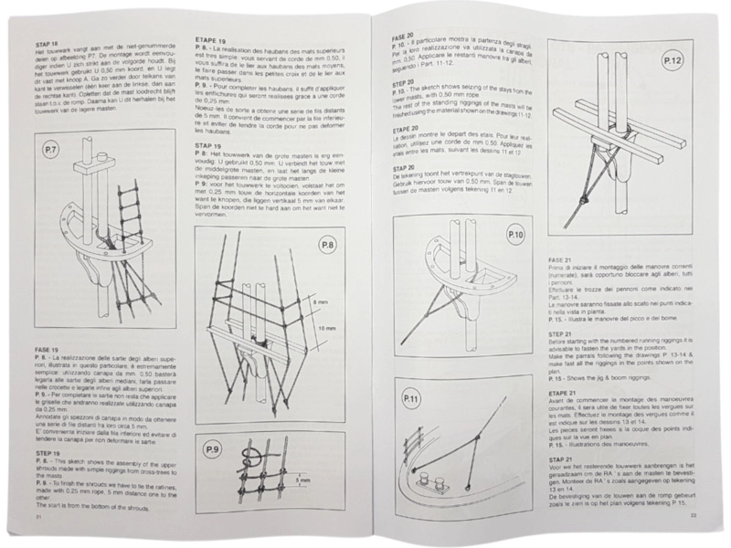 Mantua Model Mercator školská plachetnica 1:120
