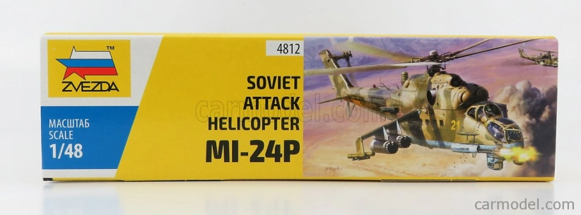Zvezda Helicopter Mi-24b Soviet Attak 2009 1:48 /