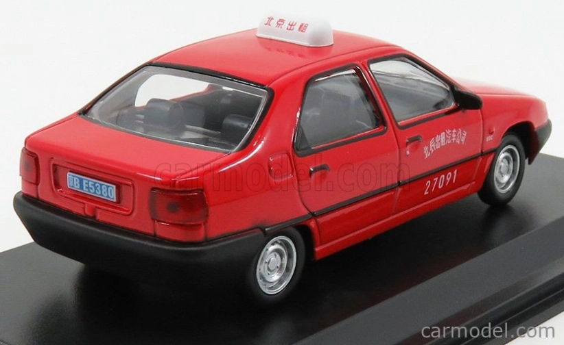 Edicola Citroen Zx Berlina Taxi Dongfeng 988 Beijing 2000 1:43 Red