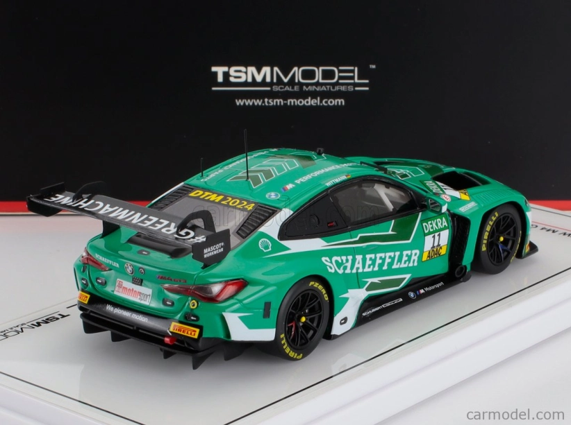 Truescale BMW radu 4 M4 Gt3 Team Schubert Motorsport N 11 Dtm Sezóna 2024 Marco Wittmann 1:18 Zelená