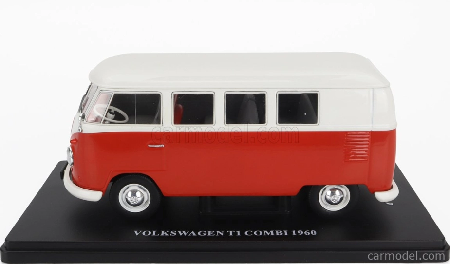 Edicola Volkswagen T1 Kombi Minibus 1960 1:24 červená biela