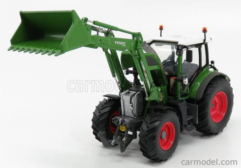 Universal hobbies Fendt 516 Vario Traktor s čelným nakladačom 4 X 80 Cargoprofi 2016 1:32 Zelená biela