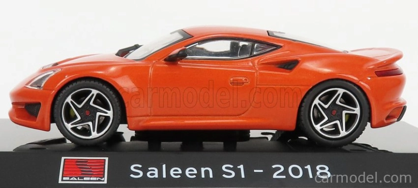 Edicola Saleen S1 2018 - Con Vetrina - S vitrínou 1:43 Orange