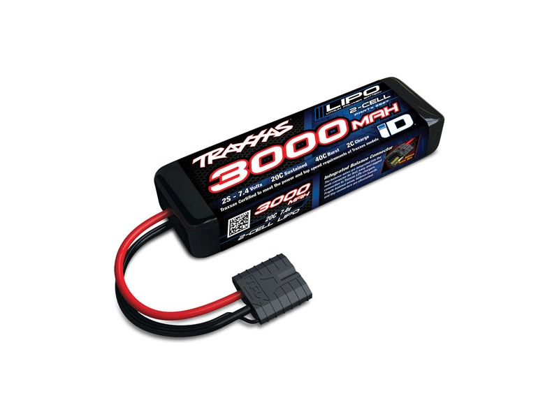 ROZBALENO - Traxxas LiPo baterie 7.4V 3000mAh 25C iD