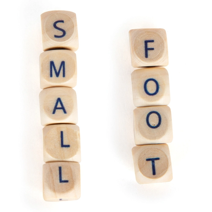 small foot Drevená hra Tvorenie s písmenkami – poškodený obal