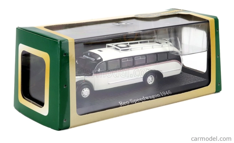 Edicola REO Speedway Autobus 1946 - Damage Display Box 1:72 Bílá Černá