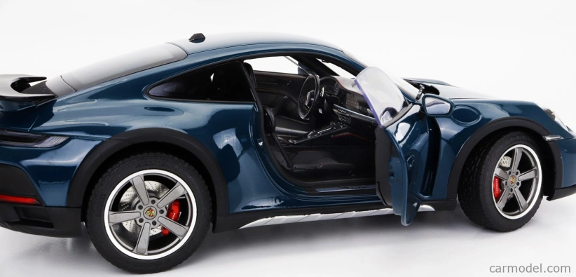Norev Porsche 911 992 Dakar Coupe 2023 1:18 Fjord Blue Green