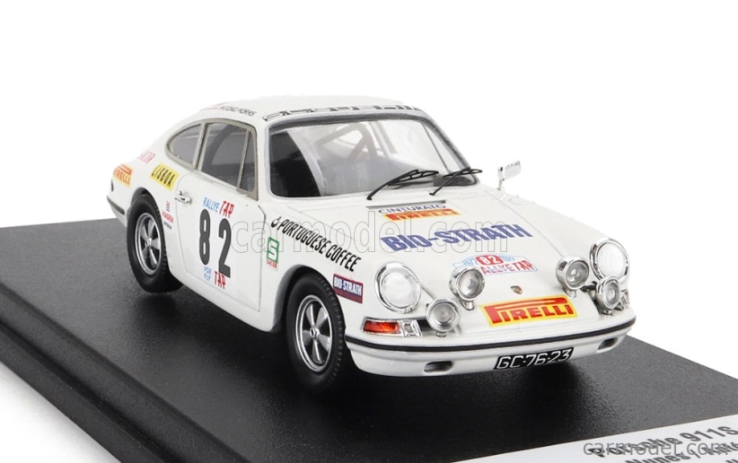 Trofeu Porsche 911s (night Version) N 82 Tap Rally 1972 A.nunes - A.morais 1:43 Bílá