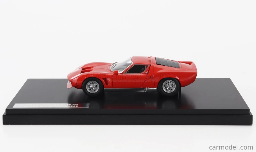 Modely v mierke Matrix Lamborghini Miura P400s Millechiodi 1969 1:43 Červená