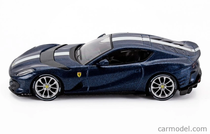 Bbr-models Ferrari 812 Competizione 2021 1:64 Blue Tour De France White
