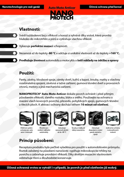 NANOPROTECH Auto Moto Anticor 150ml
