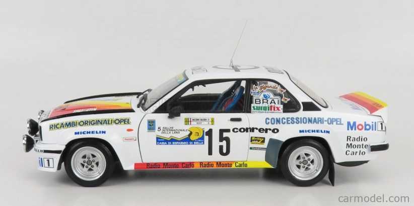 Sun-star Opel Ascona 400 (night Version) N 15 Winner Rally Internazionale Della Lana 1982 M.biasion - Rudy 1:18 Bílá