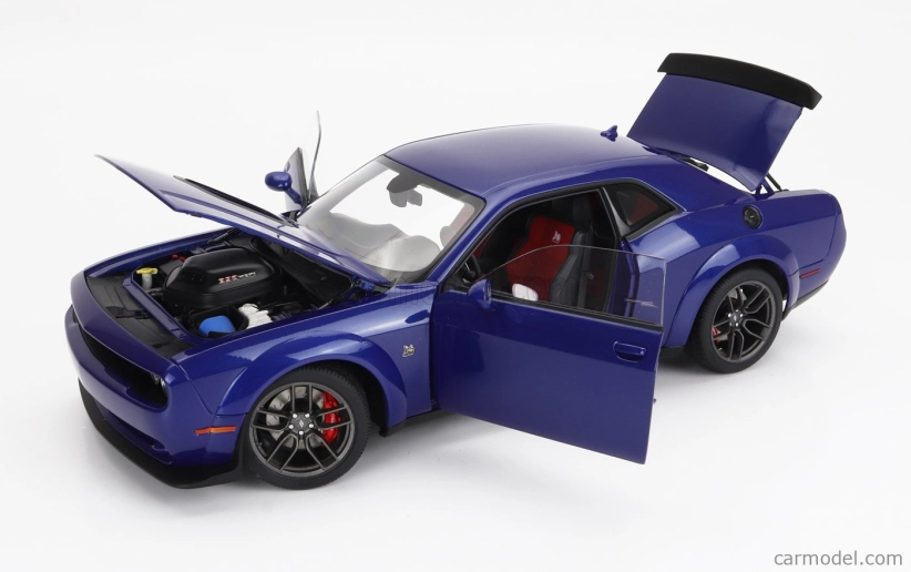 Autoart Dodge Challenger R/t Scat Pack Widebody 2022 1:18 Indingo Blue