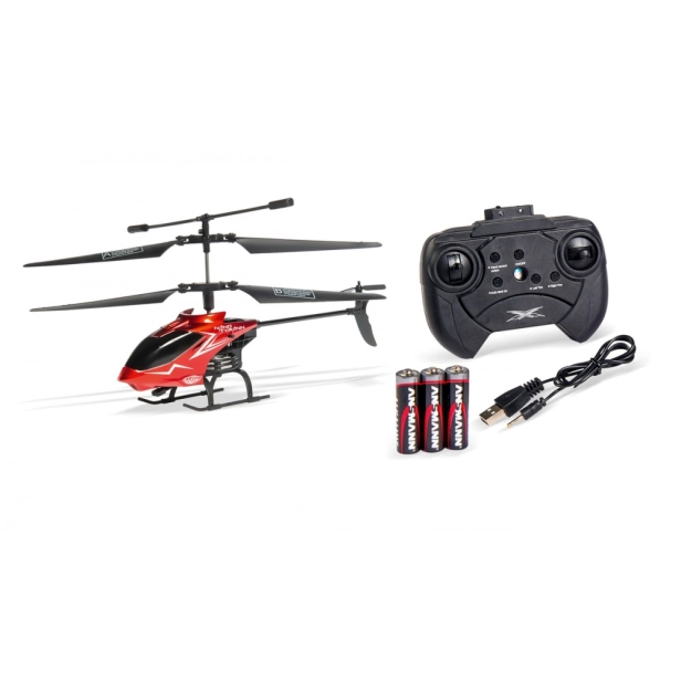 RC vrtulník Nano Tyrann 230 Gyro, červená