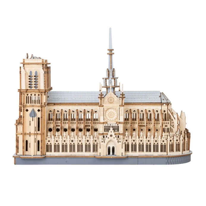 RoboTime 3D dřevěná skládačka Pařížská katedrála Notre-Dame