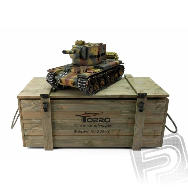 RC tank KV-2 754(r) 1:16 IR, kamufláž