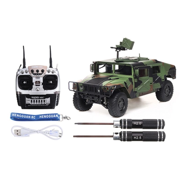 RC auto Hummer H1 1:10, zelená kamufláž