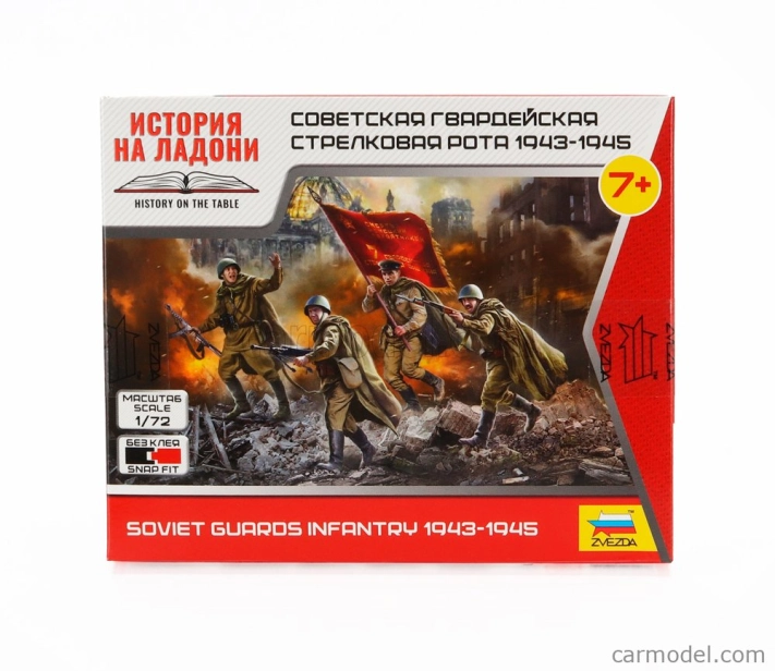 Zvezda Accessories Soviet Guards Infantry Military Figures 1:72 /